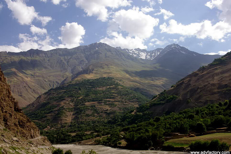 The mountains of Tajikistan