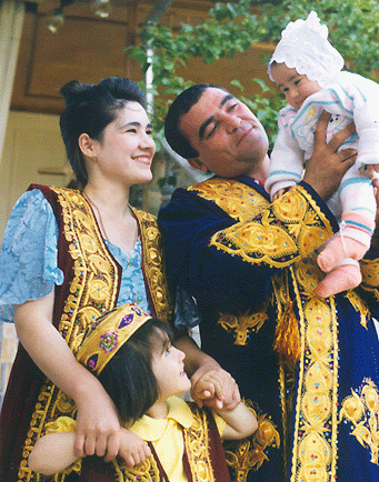 uzbek family